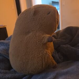 Brown Plush Capybara Toy